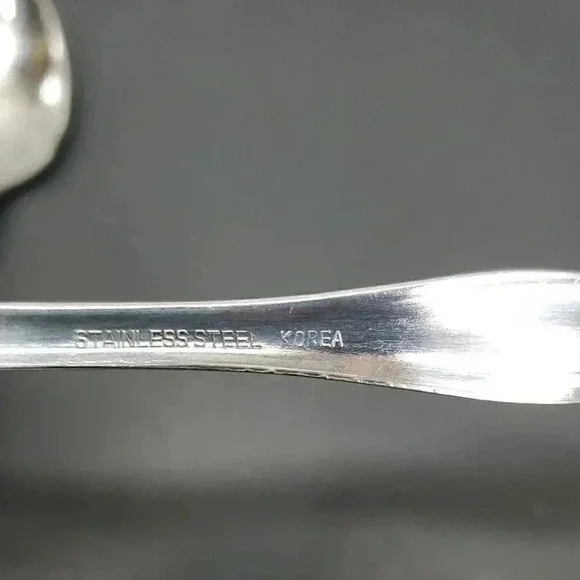 Flatware Stainless Steel Korea Letter "H" Engraved On Handle - Picture 7 of 13